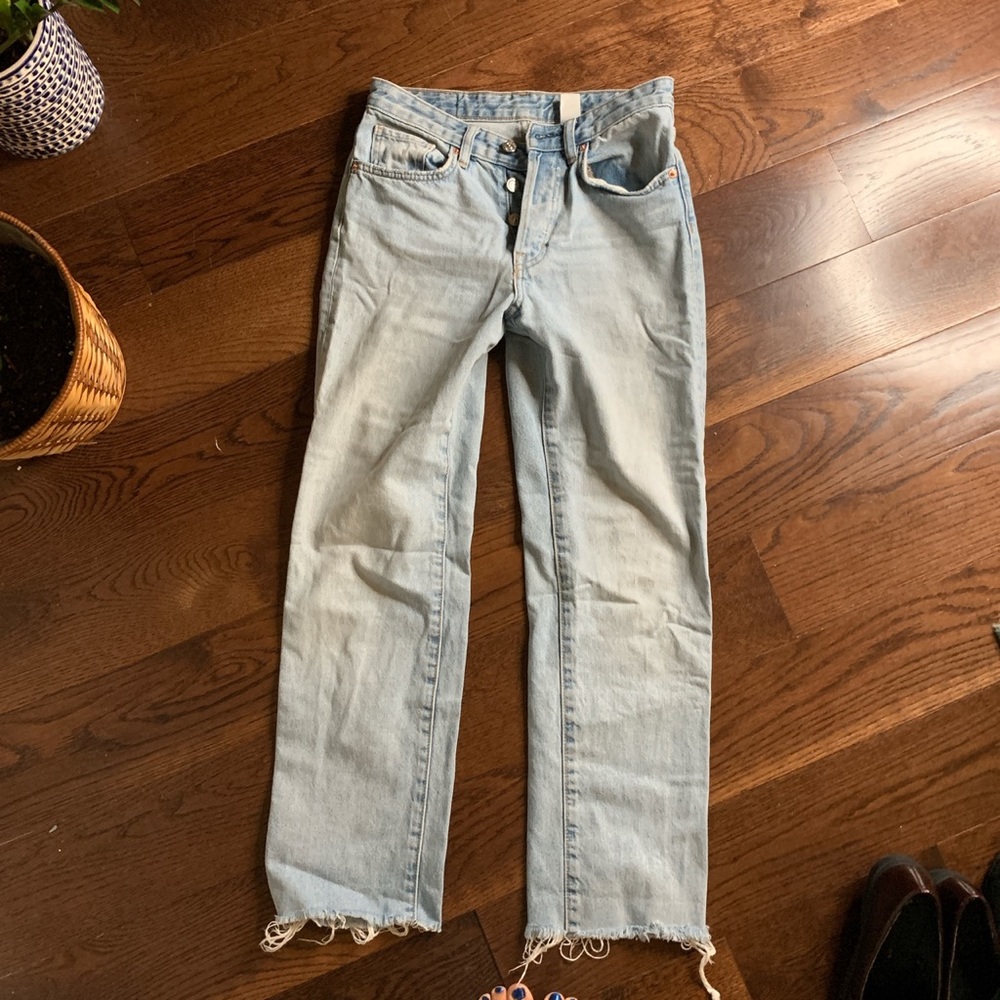 Light Wash High Waisted Jeans